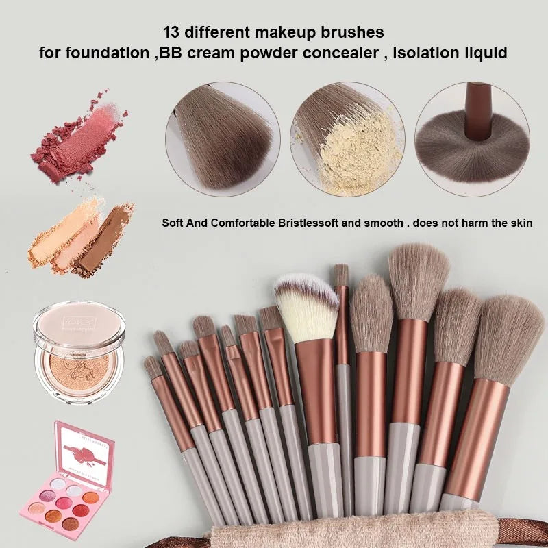 13pcs Makeup Brush Set