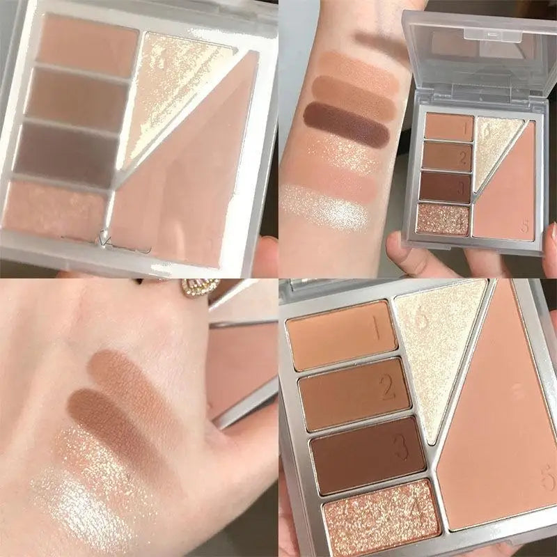 Six Color Matte Eyeshadow Palette