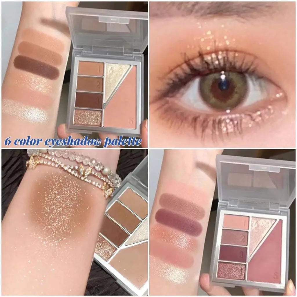 Six Color Matte Eyeshadow Palette
