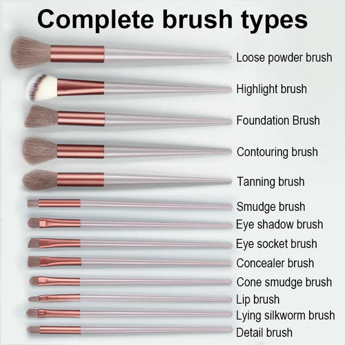 13pcs Makeup Brush Set